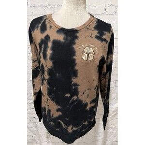 Her Universe Star Wars Mandalorian This Is The Way Tie-Dye Sweatshirt Women's M